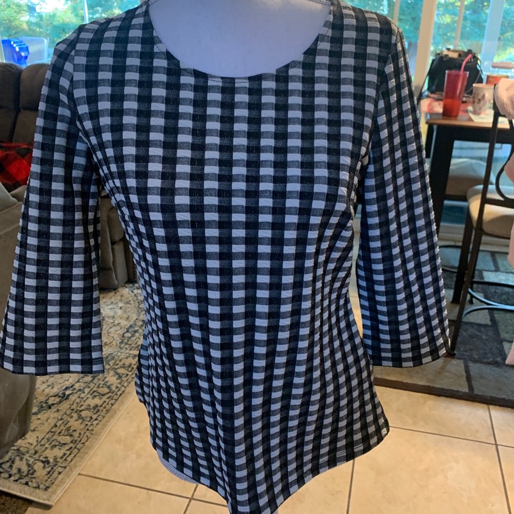 Jules & Leopold gingham top